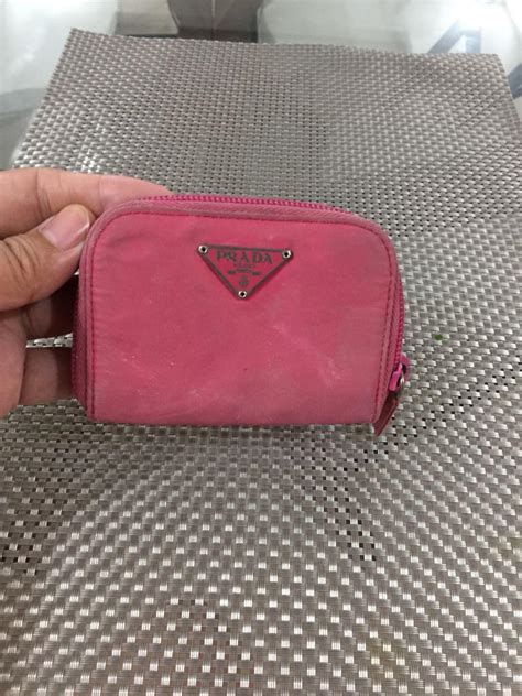 prada coin purse bag|prada nylon coin purse.